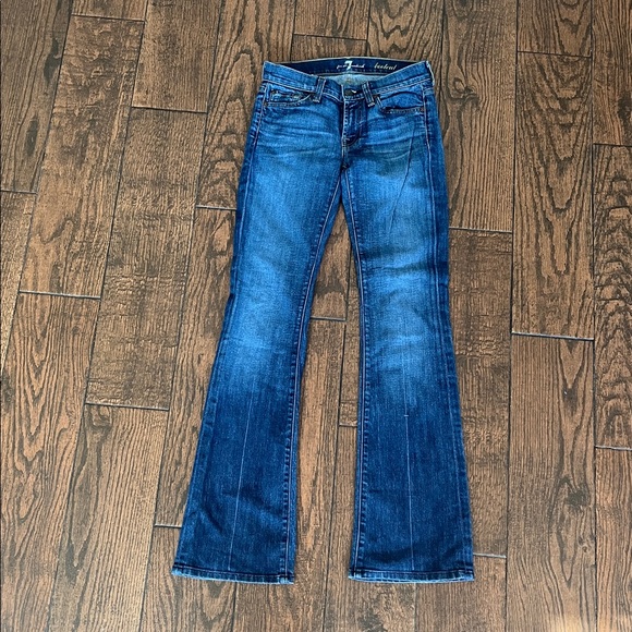 7 For All Mankind Indigo Bootcut Jeans - Picture 1 of 4